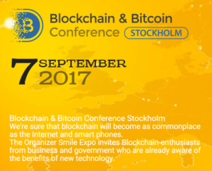 Blockchain & Bitcoin Conference Stockholm @ Sweden