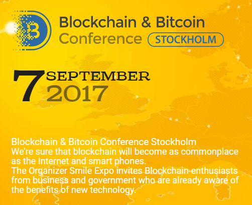 Blockchain & Bitcoin Conference Stockholm