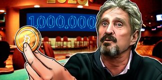 John Mcafee Doubles His Bet And Predicts $1m Bitcoin Price By The End Of 2020