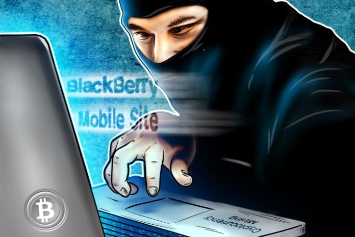 Cryptocurrency Mining Hackers Target BlackBerry Mobile Site (1)