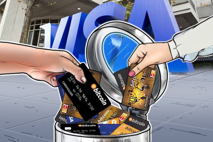 VISA Drop Several Cryptocurrency-based Debit Cards From Their Network Support