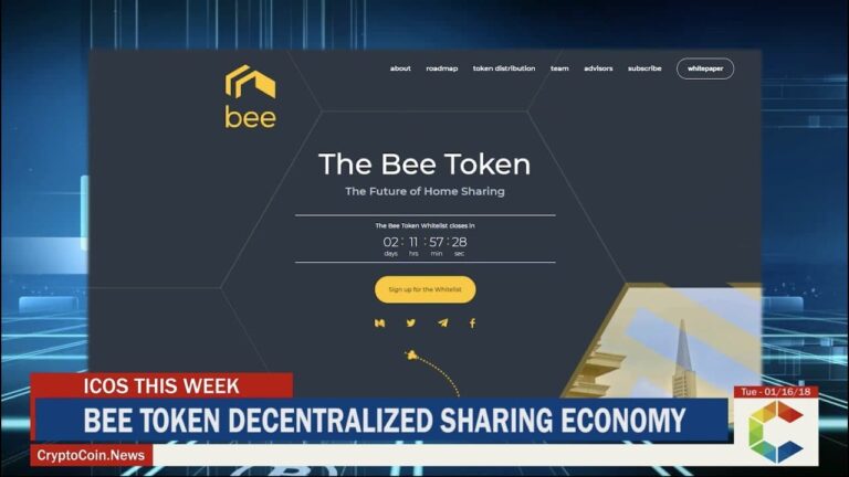 Icos This Week: Bee Token A New Era Of Decentralized Accommodation, Blockex A Digital Asset Exchange Platform And Experty Online Calls Powered By Crypto