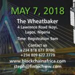 Blockchain Africa: Lagos, Nigeria, May 2018 Blockchain Africa: Lagos, Nigeria, May 2018