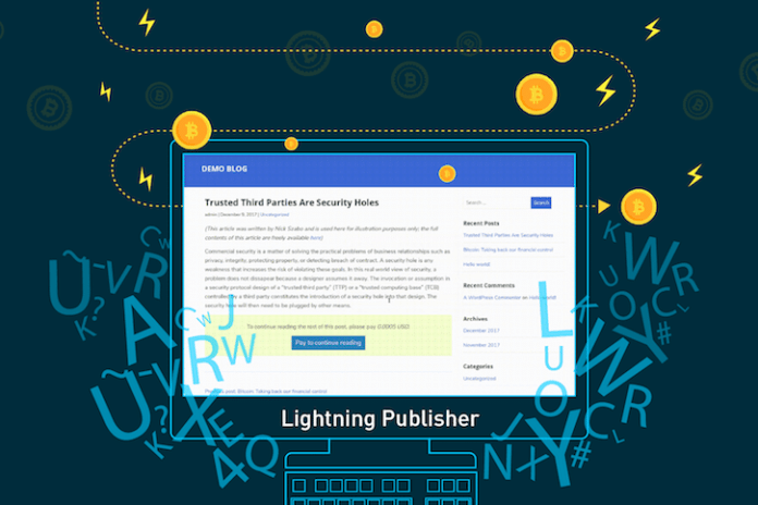 Wordpress To Accept Bitcoin Using Lightning Network.