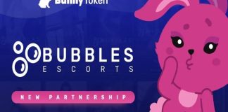 London’s Bubbles Escorts Partners With Bunnytoken In A Smart Move To Expand Its Payment Options