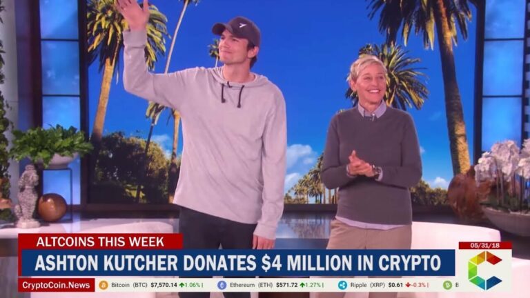 Altcoins This Week: Ashton Kutcher Donates $4m In Crypto, Tron Could Acquire Bittorrent And More