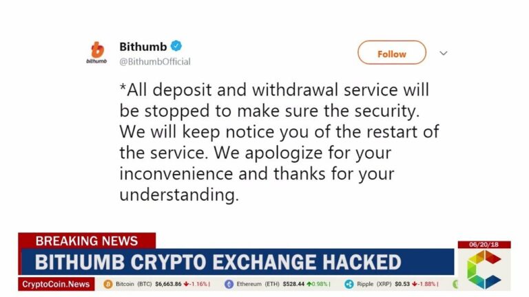 Bithumb Crypto Exchange Hacked Bithumb Crypto Exchange Hacked