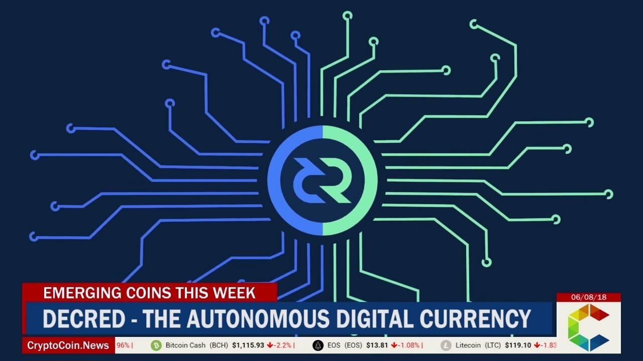 Emerging Coins This Week: Decred – The Autonomous Digital Currency