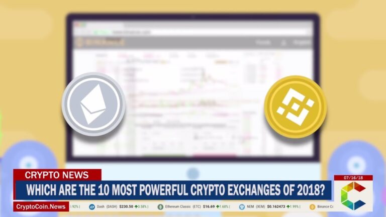 Which Are The 10 Most Powerful Crypto Exchanges Of 2018?