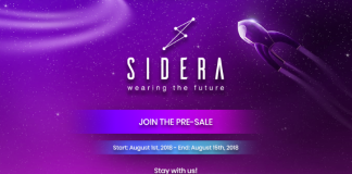 Sidera Is About To Launch! Pre-sale Starts On August 1st!