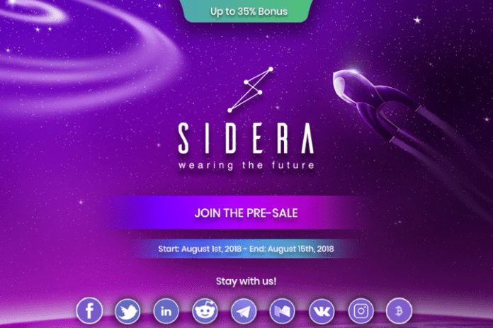 Sidera Is About To Launch! Pre-sale Starts On August 1st!