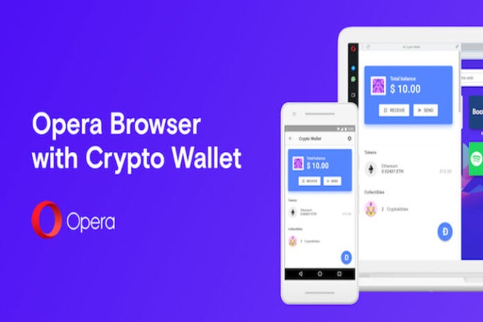 Opera Brings Crypto Wallet to its Desktop Version