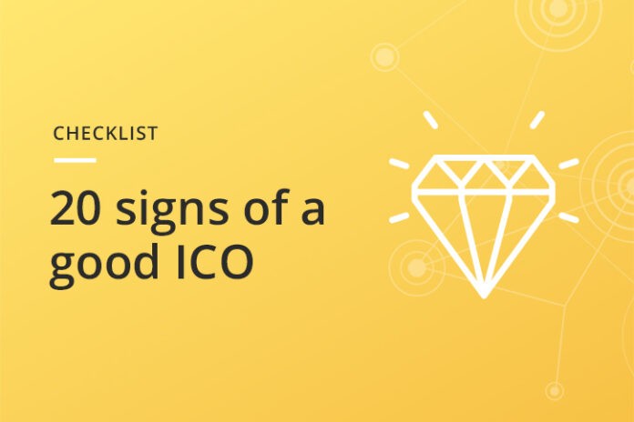 20 Signs Of A Good Ico