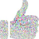 Like Facebook Social Media Communications Internet Network Computers Typography Type Text Words Word Cloud Tag Cloud Agree Approve Condone Encourage Gesture Hand Thumbs Up Colorful Prismatic Chromatic Rainbow Svg Like Social Media Social Media Social Media Social Media Social Media Thumbs Up