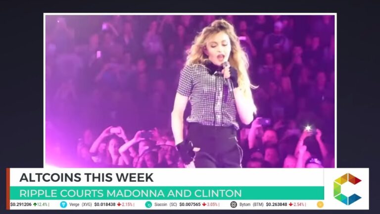 Altcoins This Week: Thomson Reuters Teams With Cryptocompare, Ripple Courts Madonna And Clinton And More
