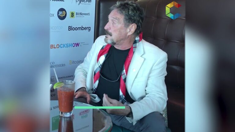 John McAfee: “Blockchain Is The Truth” John McAfee: “Blockchain Is The Truth”