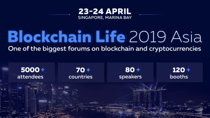 Blockchain Life 2019 Will Take Place In Singapore