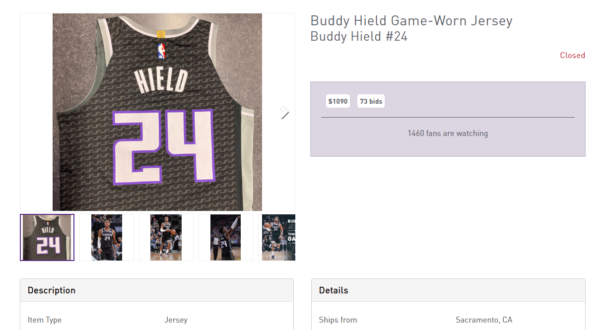 Buddy Hield Jersey