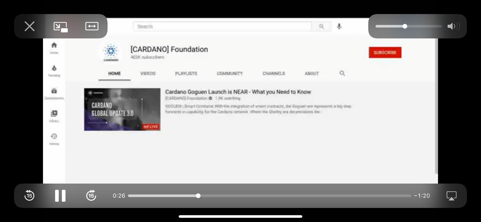 Scam Alert: New Series Of Hacks Against Youtube Channels Impersonating Official Cardano Announcements