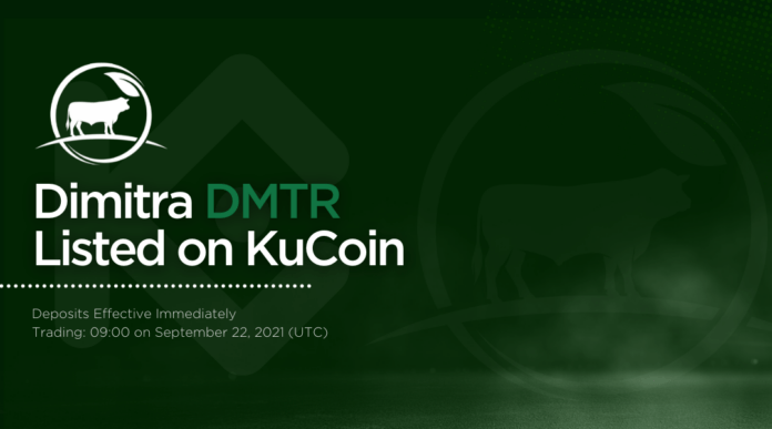 Dimitra (dmtr) Listed On Kucoin