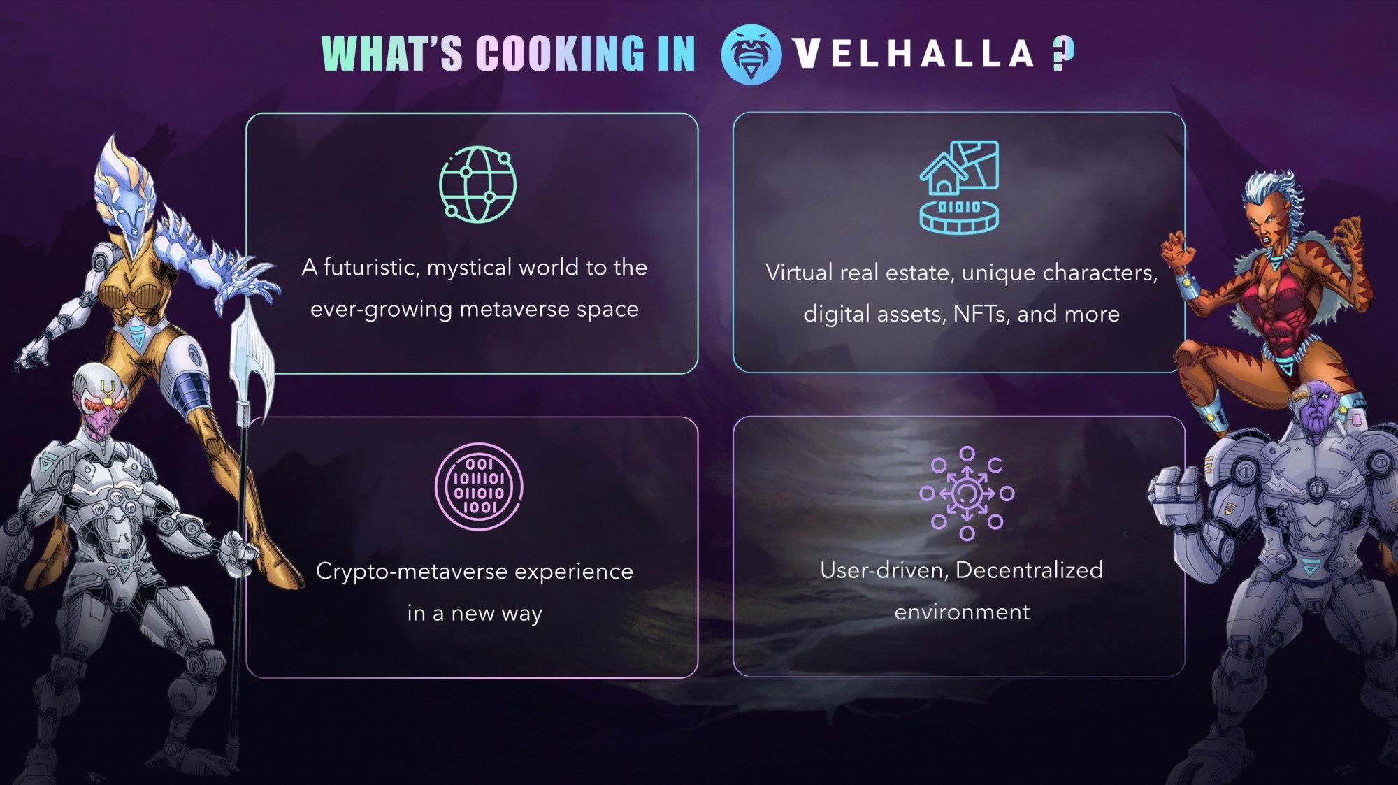 Các tính năng metaverse của Velhalla