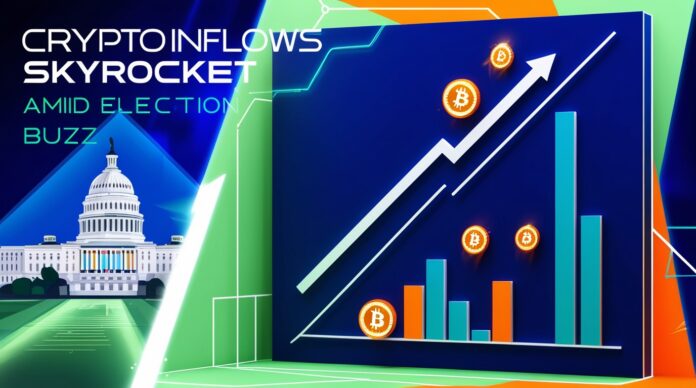 Crypto Inflows Skyrocket Amid Election Buzz