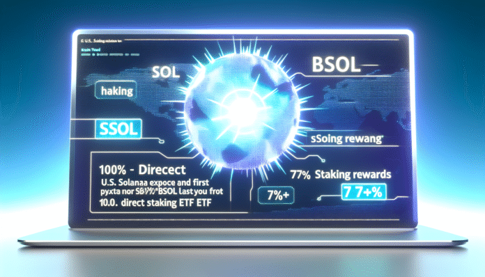 Bitwise BSOL: First U.S. Solana Staking ETF Launch